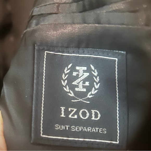 Izod Men’s Suit separates. Suit coat 50R, trousers 42W x 30L. EUC - Picture 2 of 8